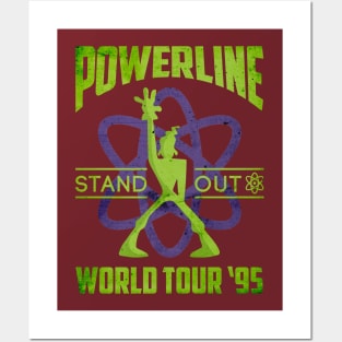 Powerline Stand Out World Tour 95 Posters and Art